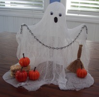 how to make a cheese cloth ghost